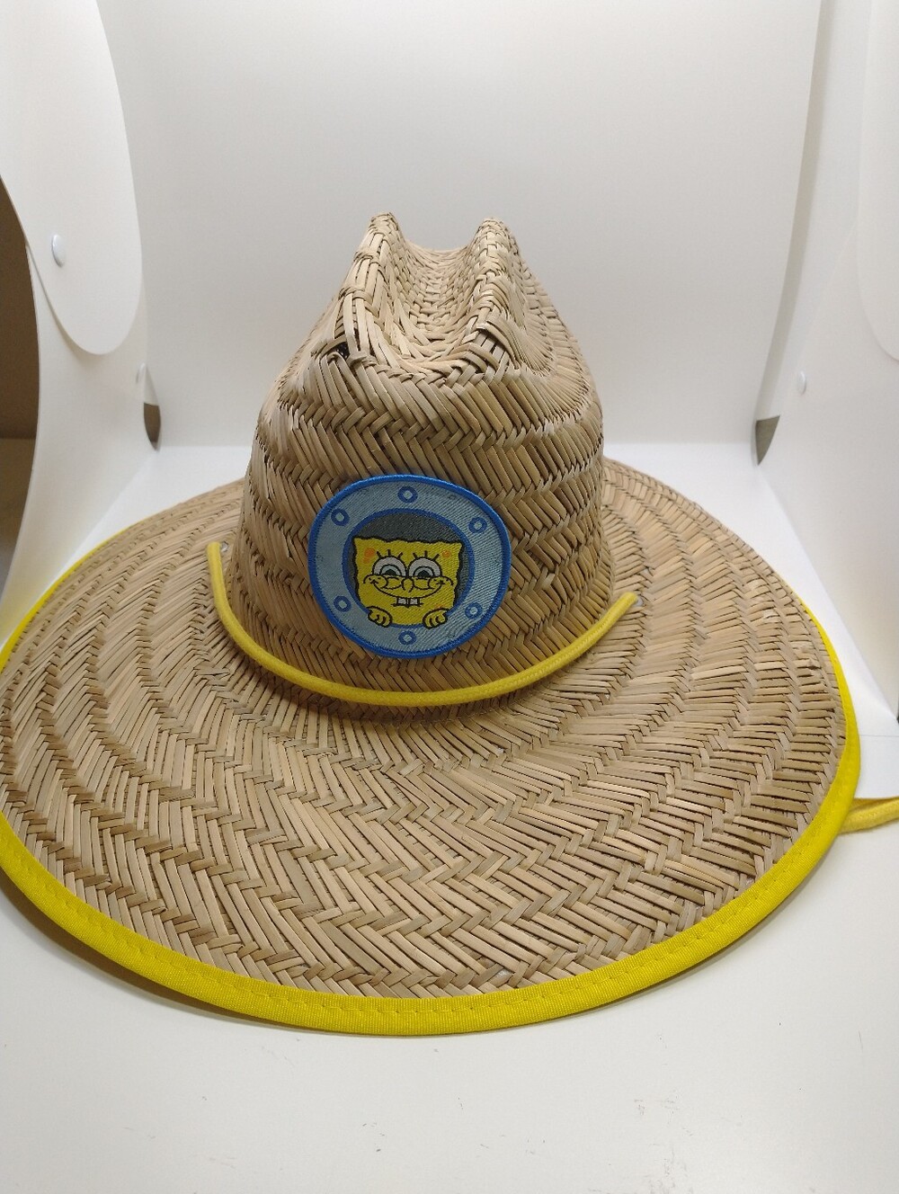 Nickelodeon SpongeBob SquarePants Logo Straw Hat Multi Color One Size Fit Most w